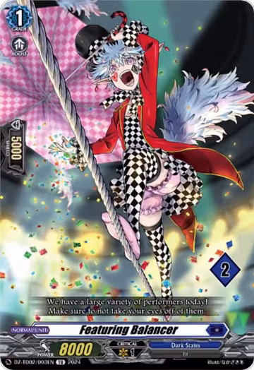 Featuring Balancer (2) (DZ-TD02/003EN), DZ-TD02: Start Up Trial Deck "Dark States" — Vanguard card price