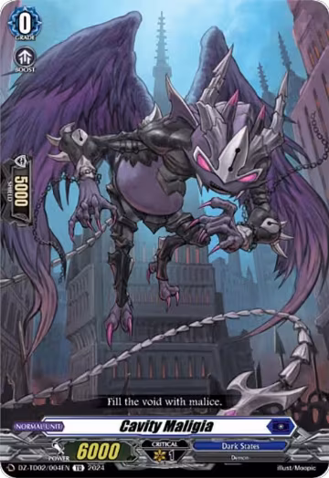 Cavity Maligia (DZ-TD02/004EN), DZ-TD02: Start Up Trial Deck "Dark States" — Vanguard card price