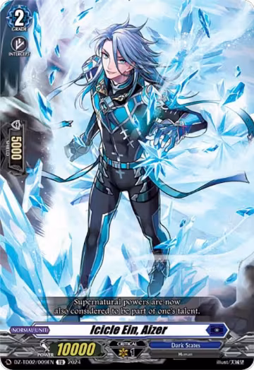 Icicle Ein, Aizer (DZ-TD02/009EN), DZ-TD02: Start Up Trial Deck "Dark States" — Vanguard card price