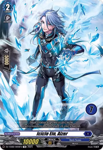 Icicle Ein, Aizer (7) (DZ-TD02/009EN), DZ-TD02: Start Up Trial Deck "Dark States" — Vanguard card price