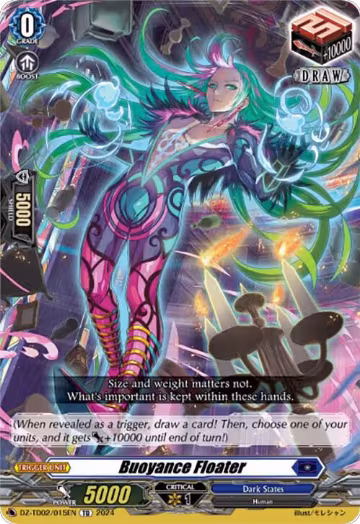 Buoyance Floater (DZ-TD02/015EN), DZ-TD02: Start Up Trial Deck "Dark States" — Vanguard card price