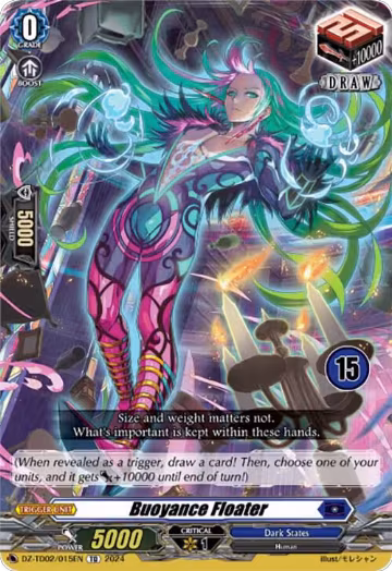 Buoyance Floater (15) (DZ-TD02/015EN), DZ-TD02: Start Up Trial Deck "Dark States" — Vanguard card price
