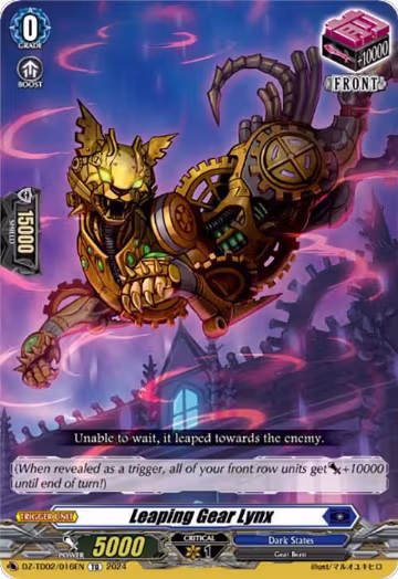 Leaping Gear Lynx (DZ-TD02/016EN), DZ-TD02: Start Up Trial Deck "Dark States" — Vanguard card price