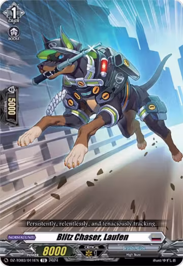 Blitz Chaser, Laufen (DZ-TD03/011EN), DZ-TD03: Start Up Trial Deck "Brandt Gate" — Vanguard card price