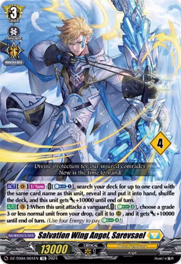 Salvation Wing Angel, Sarevsael (4) (DZ-TD04/001EN) — card price