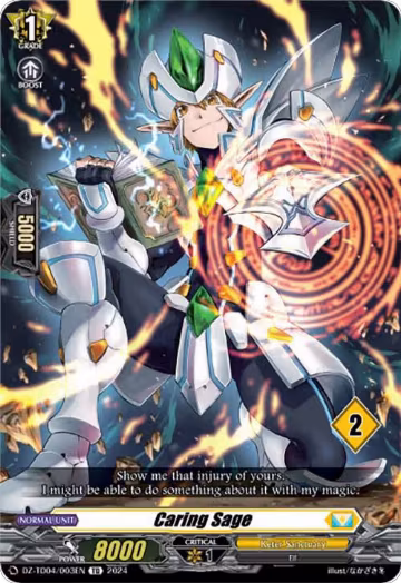 Caring Sage (2) (DZ-TD04/003EN), DZ-TD04: Start Up Trial Deck "Keter Sanctuary" — Vanguard card price