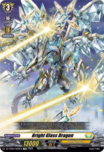 Bright Glass Dragon (DZ-TD04/006EN), DZ-TD04: Start Up Trial Deck "Keter Sanctuary" — Vanguard card price