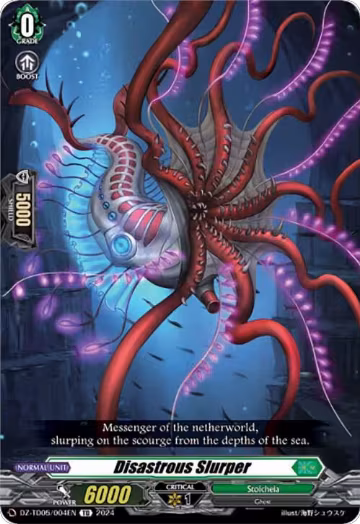 Disastrous Slurper (DZ-TD05/004EN), DZ-TD05: Start Up Trial Deck "Stoicheia" — Vanguard card price