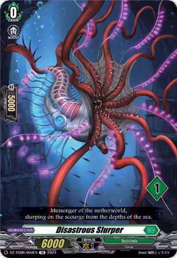Disastrous Slurper (1) (DZ-TD05/004EN), DZ-TD05: Start Up Trial Deck "Stoicheia" — Vanguard card price