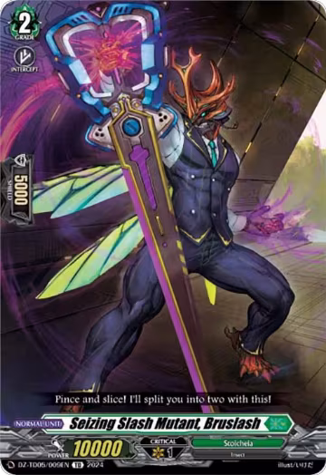 Seizing Slash Mutant, Bruslash (DZ-TD05/009EN), DZ-TD05: Start Up Trial Deck "Stoicheia" — Vanguard card price