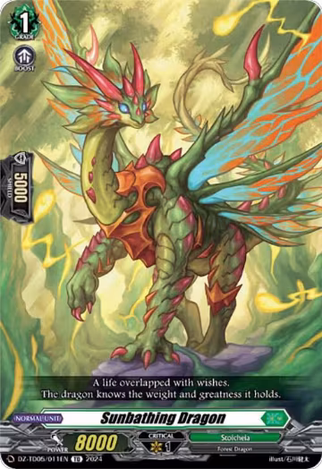 Sunbathing Dragon (DZ-TD05/011EN), DZ-TD05: Start Up Trial Deck "Stoicheia" — Vanguard card price