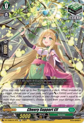 Cheery Support Elf (DZ-TD05/017EN), DZ-TD05: Start Up Trial Deck "Stoicheia" — Vanguard card price