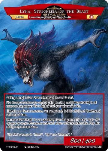 Lyka, Stregheria of Beasts // Lyka, Stregheria of the Beast (TTT-016 JR), Thoth of the Trinity — Force of Will card price