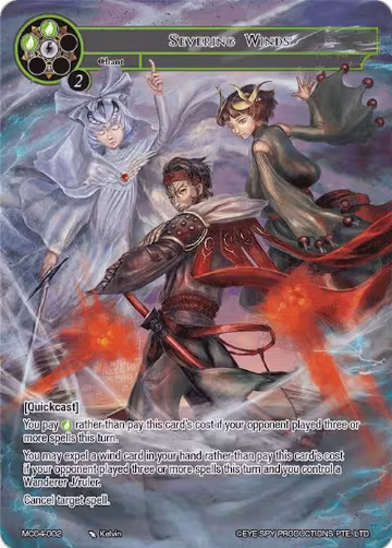 Severing Winds (MC04-002) — card price