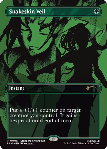 Snakeskin Veil (5), Standard Showdown Promos — Magic card price