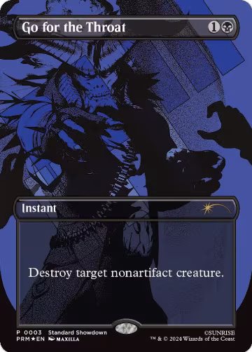 Go for the Throat (3), Standard Showdown Promos — Magic card price