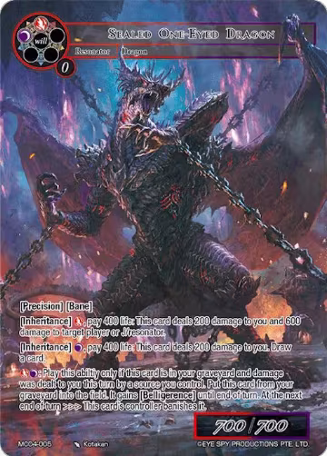 Sealed One-Eyed Dragon (MC04-005) — card price