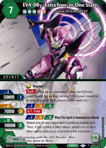 EVA-08y -Extra Four-in-One State- (CB01-035), Collaboration Booster 01: Halo of Awakening — Battle Spirits card price