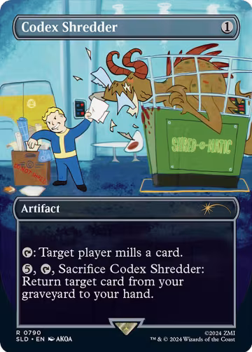 Codex Shredder (Rainbow Foil) (790), Secret Lair Drop Series — Magic card price
