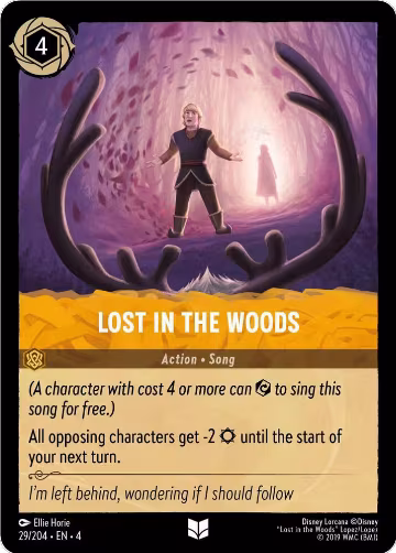 Lost in the Woods (29/204), Ursula's Return — Lorcana card price