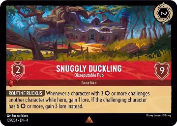 Snuggly Duckling - Disreputable Pub (135/204), Ursula's Return — Lorcana card price