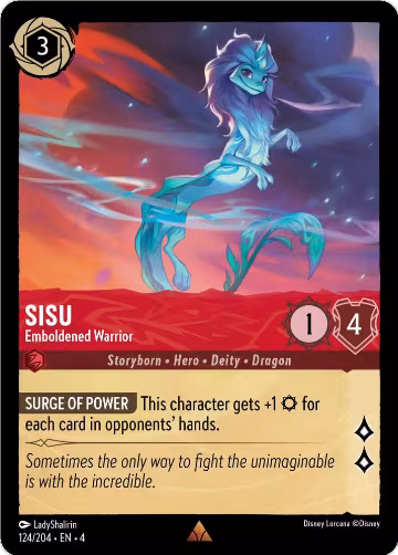 Sisu - Emboldened Warrior (124/204), Ursula's Return — Lorcana card price