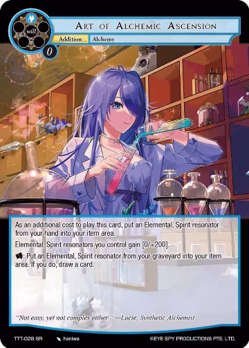 Art of Alchemic Ascension (TTT-028 SR), Thoth of the Trinity — Force of Will card price