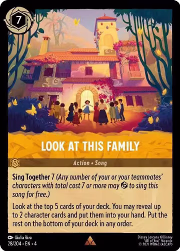 Look at This Family (28/204), Ursula's Return — Lorcana card price