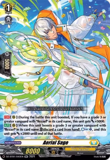 Aerial Sage (DZ-BT01/040EN), DZ-BT01: Fated Clash — Vanguard card price