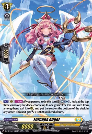 Forceps Angel (DZ-BT01/042EN), DZ-BT01: Fated Clash — Vanguard card price