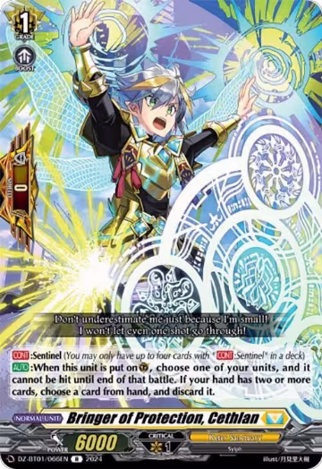 Bringer of Protection, Cethlan (DZ-BT01/066EN), DZ-BT01: Fated Clash — Vanguard card price