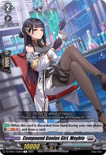 Compound Genius Girl, Maybie (DZ-BT01/100EN), DZ-BT01: Fated Clash — Vanguard card price