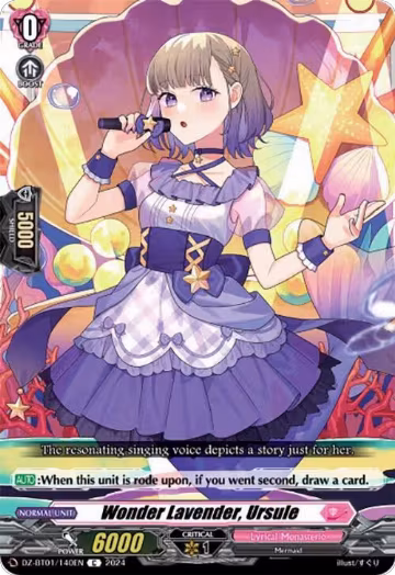 Wonder Lavender, Ursule (DZ-BT01/140EN), DZ-BT01: Fated Clash — Vanguard card price