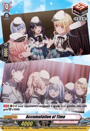 Accumulation of Time (EX23) (EXC) (DZ-BT01/EX23EN), DZ-BT01: Fated Clash — Vanguard card price