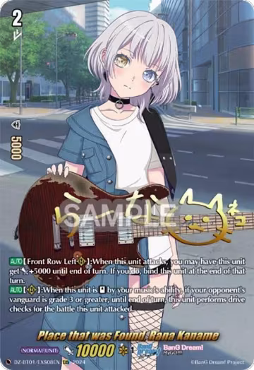 Place that was Found, Rana Kaname (EXS) (DZ-BT01/EXS08EN), DZ-BT01: Fated Clash — Vanguard card price