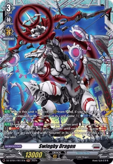 Swingby Dragon (FR) (DZ-BT01/FR17EN), DZ-BT01: Fated Clash — Vanguard card price