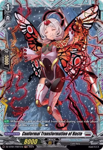 Conformal Transformation of Haste (FR) (DZ-BT01/FR21EN), DZ-BT01: Fated Clash — Vanguard card price