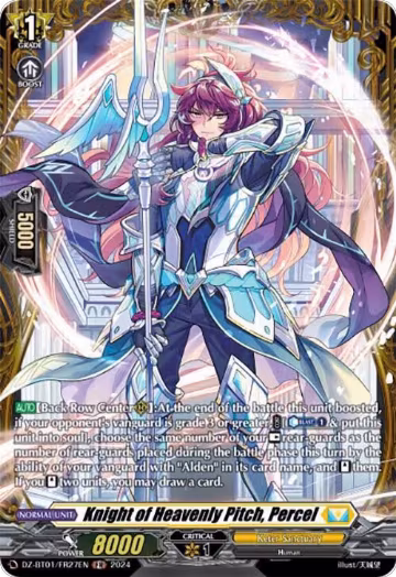 Knight of Heavenly Pitch, Percel (FR) (DZ-BT01/FR27EN), DZ-BT01: Fated Clash — Vanguard card price