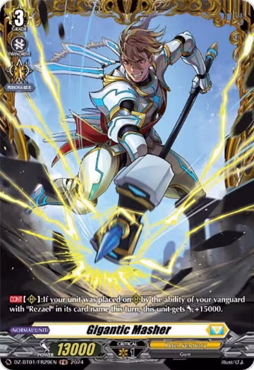 Gigantic Masher (FR) (DZ-BT01/FR29EN), DZ-BT01: Fated Clash — Vanguard card price