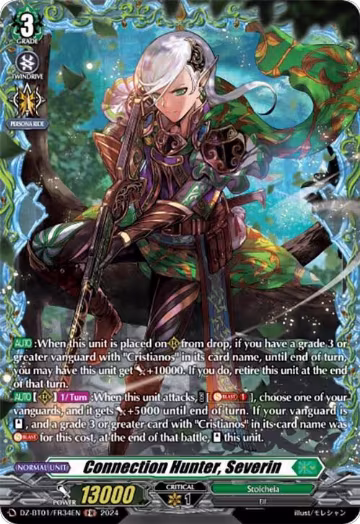 Connection Hunter, Severin (FR) (DZ-BT01/FR34EN), DZ-BT01: Fated Clash — Vanguard card price