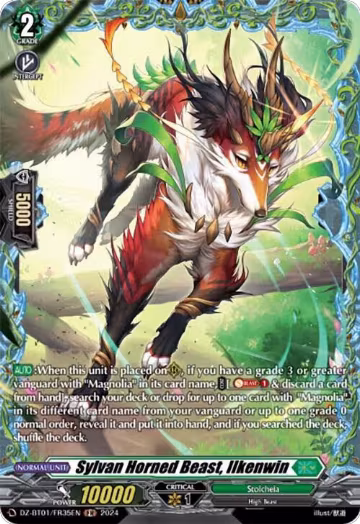 Sylvan Horned Beast, Ilkenwin (FR) (DZ-BT01/FR35EN), DZ-BT01: Fated Clash — Vanguard card price