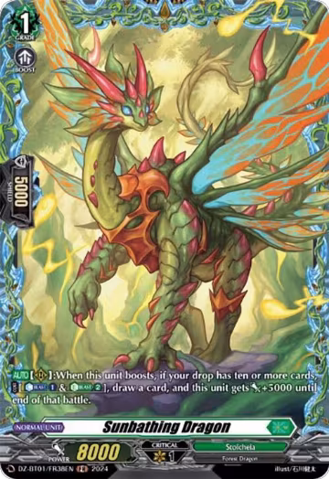 Sunbathing Dragon (FR) (DZ-BT01/FR38EN), DZ-BT01: Fated Clash — Vanguard card price