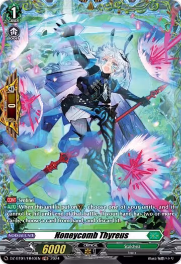 Honeycomb Thyreus (FR) (DZ-BT01/FR40EN), DZ-BT01: Fated Clash — Vanguard card price