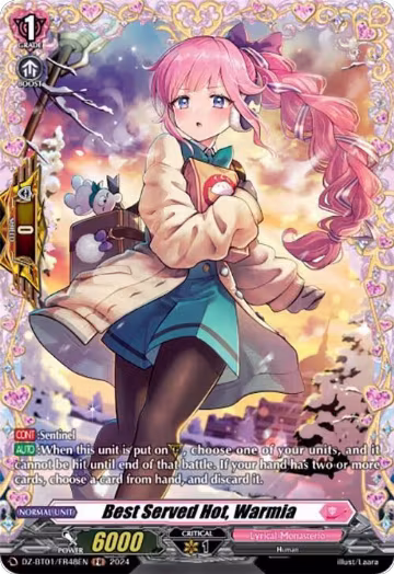 Best Served Hot, Warmia (FR) (DZ-BT01/FR48EN), DZ-BT01: Fated Clash — Vanguard card price