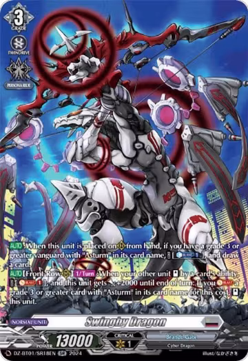 Swingby Dragon (SR) (DZ-BT01/SR18EN), DZ-BT01: Fated Clash — Vanguard card price