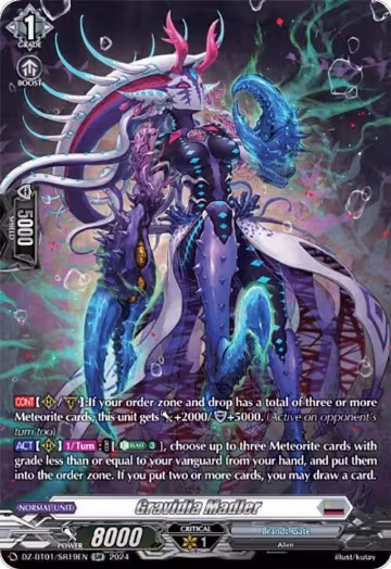 Gravidia Madler (SR) (DZ-BT01/SR19EN), DZ-BT01: Fated Clash — Vanguard card price