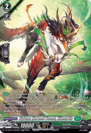 Sylvan Horned Beast, Ilkenwin (SR) (DZ-BT01/SR34EN), DZ-BT01: Fated Clash — Vanguard card price