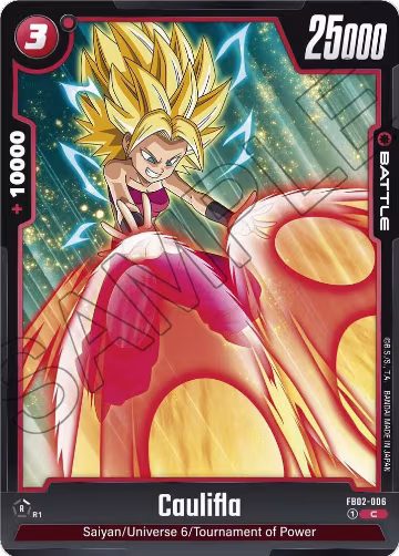 Caulifla - FB02-006 (FB02-006), Blazing Aura — DB Fusion card price