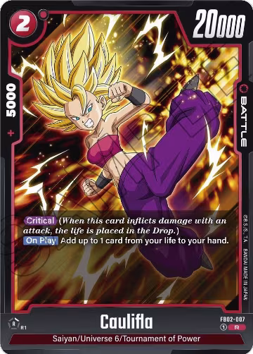 Caulifla - FB02-007 (FB02-007), Blazing Aura — DB Fusion card price