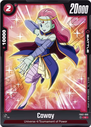 Caway (FB02-009), Blazing Aura — DB Fusion card price